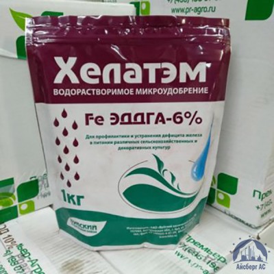 Удобрение ХЕЛАТЭМ Fe 6 Fe EDDHA (ЭДДГА) 6 % купить  в Саратове