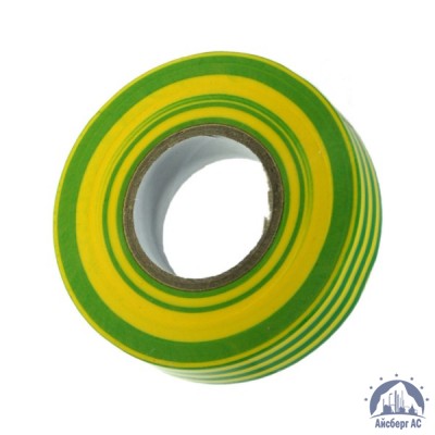 Лента изоляционная ПВХ (Полимерпак) 20 мм желто-зеленая купить  в Саратове