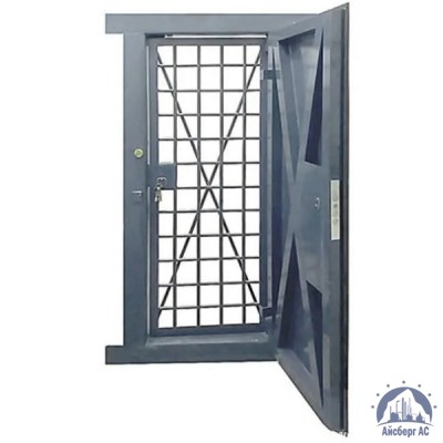 Дверь решётчатая металлическая 900х2100 мм купить  в Саратове